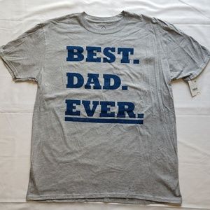 Best Dad Ever Funny Fathers Day Shirt XLARGE NEW